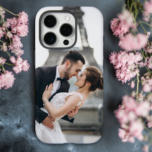 Coque iPhone 16 Pro Créez Votre Propre Photo Mariage Amour Romantique
