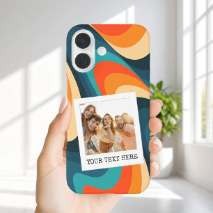 Coque Pour iPhone 16 Créez votre propre photo Retro