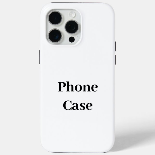 Coques Case-Mate iPhone Créez Votre Propre Promotion de Marque Simple (Verso)