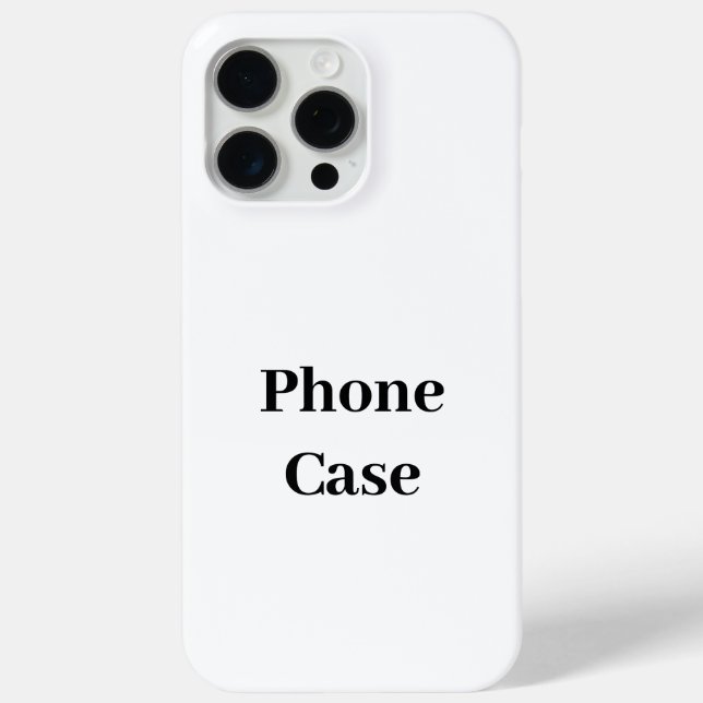 Coques Case-Mate iPhone Créez Votre Propre Promotion de Marque Simple (Verso)
