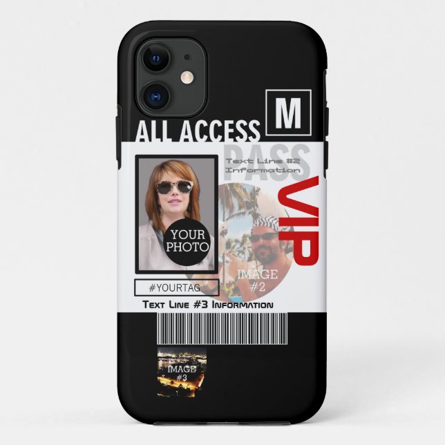 Coques Case-Mate iPhone Créez votre propre VIP Pass 8 façons de le personn (Dos)