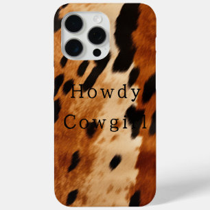 Coque Case-Mate iPhone Crème Brown animal de cowhide