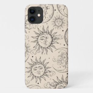 Case-Mate iPhone Case Crème d'Ivoire Magie Vintage Céleste Soleil Lune É