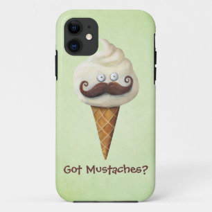 Etui iPhone Case-Mate Crème glacée avec des moustaches