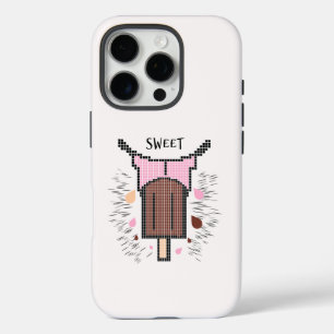Coque iPhone 16 Pro Crème glacée et langue
