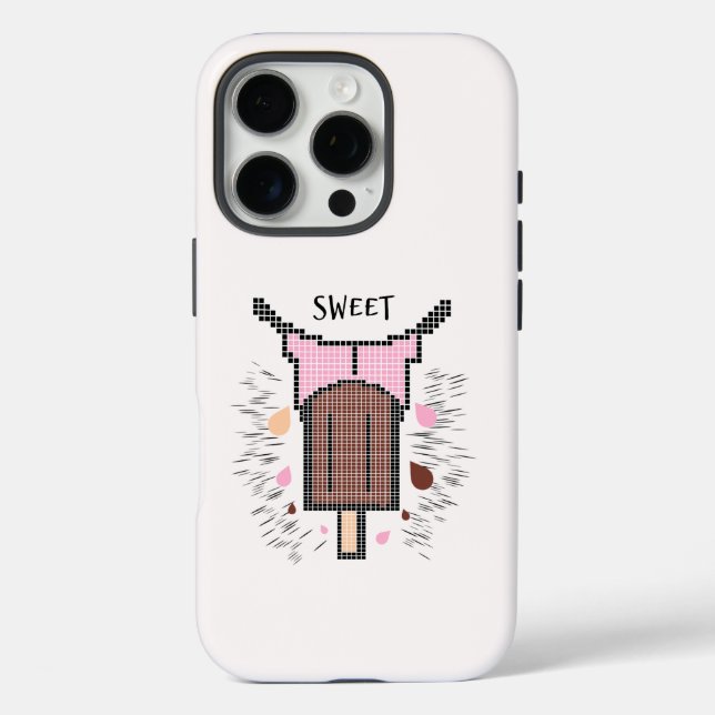 Coques Case-Mate iPhone Crème glacée et langue  (Verso)