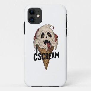 Case-Mate iPhone Case Crème glacée fantôme éffrayante "I CSCREAM"