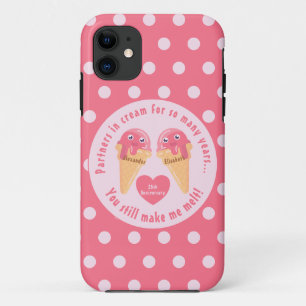 Case-Mate iPhone Case Crème glacée Scoops Cute Romantique Saint Valentin