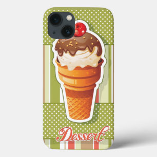 Coque Case-Mate iPhone Crème glacée vintage de chocolat