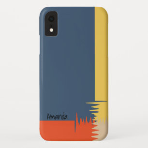 Case-Mate iPhone Case Crème rouge jaune bleu - Personnalisable