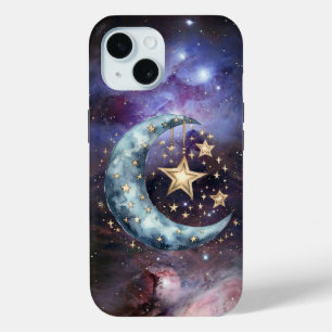 Coque Case-Mate iPhone Crescent Moon Stars Galaxy Céleste Wiccan