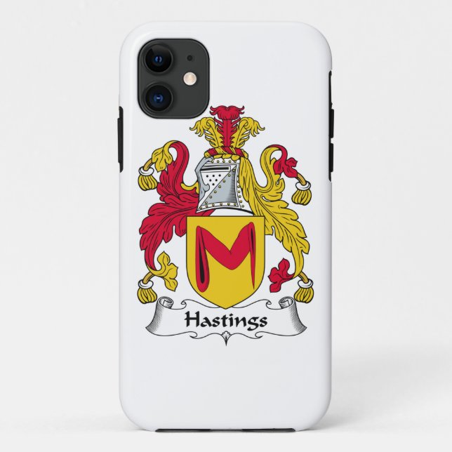 Coques Case-Mate iPhone Crest de la famille Hastings (Dos)