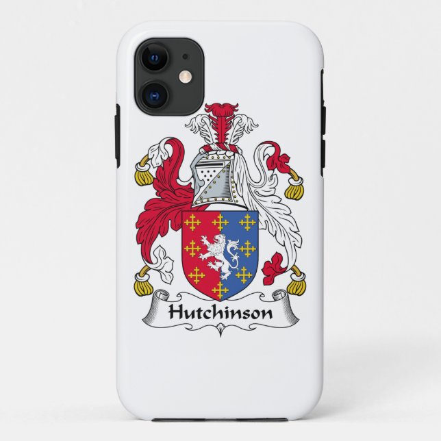 Coques Case-Mate iPhone Crête de famille de Hutchinson (Dos)