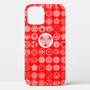 Case-Mate iPhone Case [Crêtes de famille] Fleurs et Plante Rouge