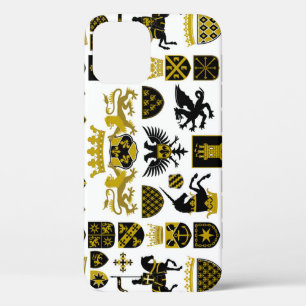 Case-Mate iPhone Case Crêtes héraldiques, dessins symboliques.