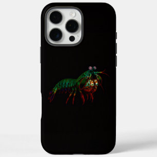 Coque iPhone 16 Pro Max Crevette mantis Black 4 Luxe iPhone 16 Pro Max