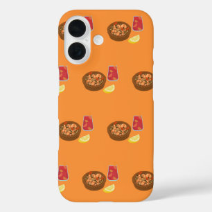 Coque Pour iPhone 16 Crevettes et Sangria