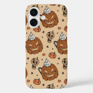 Coque Pour iPhone 16 Cri citrouille - Halloween Horreur
