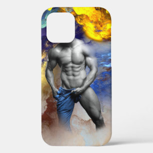Case-Mate iPhone Case Cri de SlipperyJoe's au physique d'homme musclé en