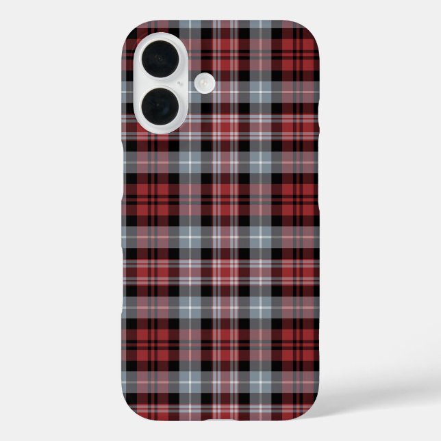 Coques Case-Mate iPhone Crimson blanc et noir (Verso)