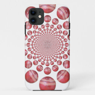 Etui iPhone Case-Mate Crimson Vortex : Belle Balle de Cricket Rouge
