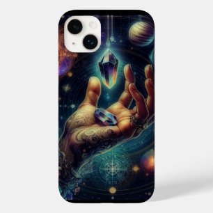 Coque Case-Mate iPhone Cristal Céleste dans la galaxie Spacy de la paume