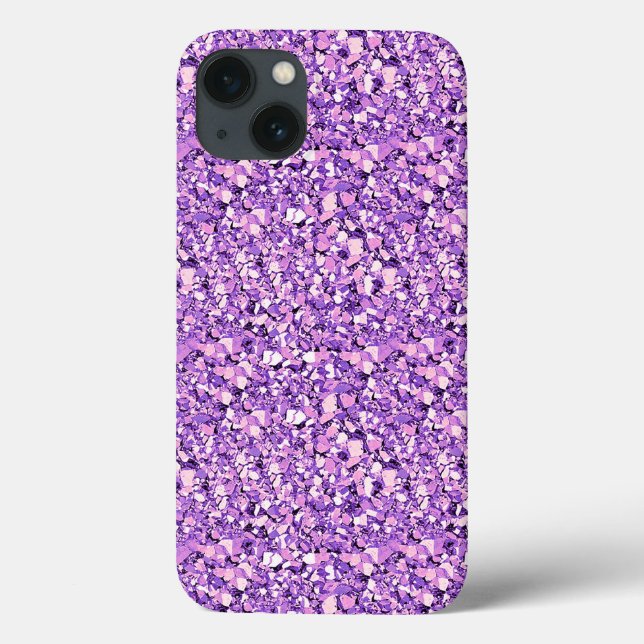 Coques Case-Mate iPhone Cristal de druze - orchidée claire (Verso)