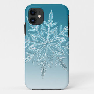 Coque iPhone 11 Cristal de flocon de neige