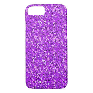 Coques Pour iPhone cristal druzy - améthyste pourpre
