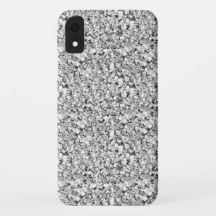 Case-Mate iPhone Case cristal druzy - or blanc