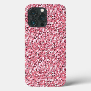 Coques Pour iPhone cristal druzy - quartz rose rose