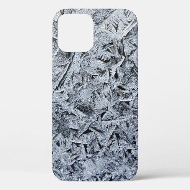 Coques Case-Mate iPhone Cristaux de givre de glace Texture (Verso)