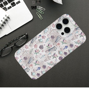 Coque Case-Mate iPhone Cristaux et Roses Pastel Goth - Mystical Witchy