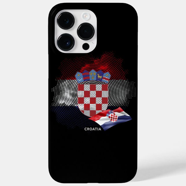 Coques Case-Mate iPhone Croatia flag (Verso)