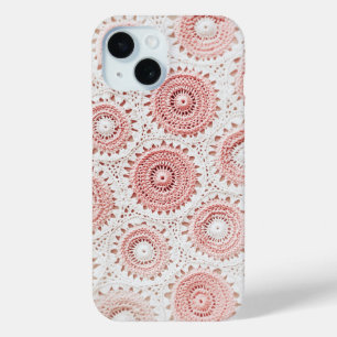 Coque Case-Mate iPhone Crochet rose pastel