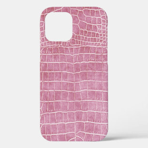 Case-Mate iPhone Case Crocodile de Faux rose Rose
