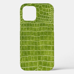 Case-Mate iPhone Case Crocodile de Lime Green Faux
