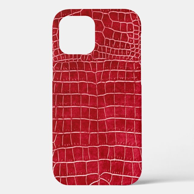 Coques Case-Mate iPhone Crocodile de Red Faux (Verso)