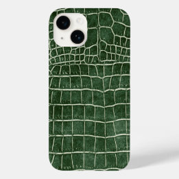 Coque Case-Mate iPhone Crocodile des Faux vertes