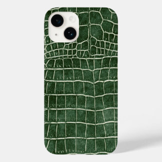 Coque Case-Mate iPhone Crocodile des Faux vertes