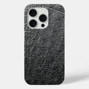 Coque Case-Mate iPhone Crocodile noir moderne