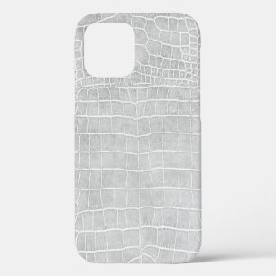 Case-Mate iPhone Case Crocodile Pearl Gray Faux