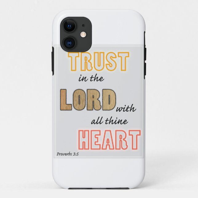 Coques Case-Mate iPhone croire dans les proverbes des Écritures du Seigneu (Dos)