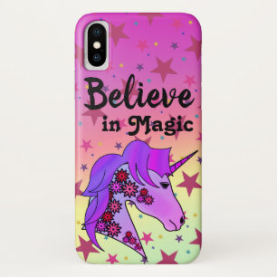 Case-Mate iPhone Case Croire Motivation Unicorn Joli Star Rainbow