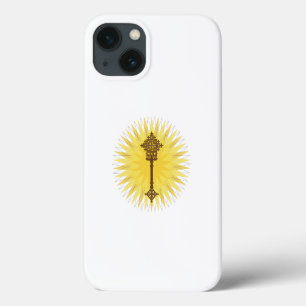 Case-Mate iPhone Case Croisement traditionnel éthiopien Brown