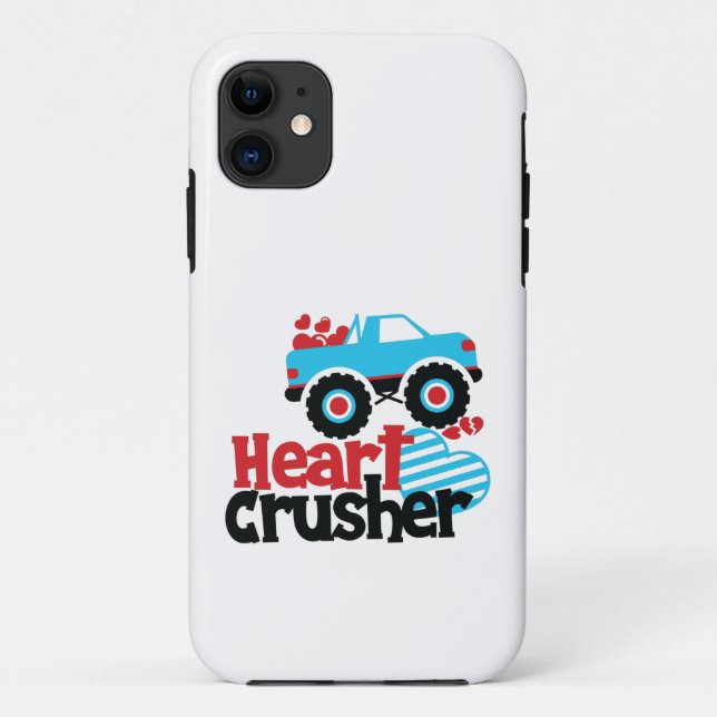 Coques Case-Mate iPhone Croisière Coeur de Camion Monster bleu Valentine (Dos)