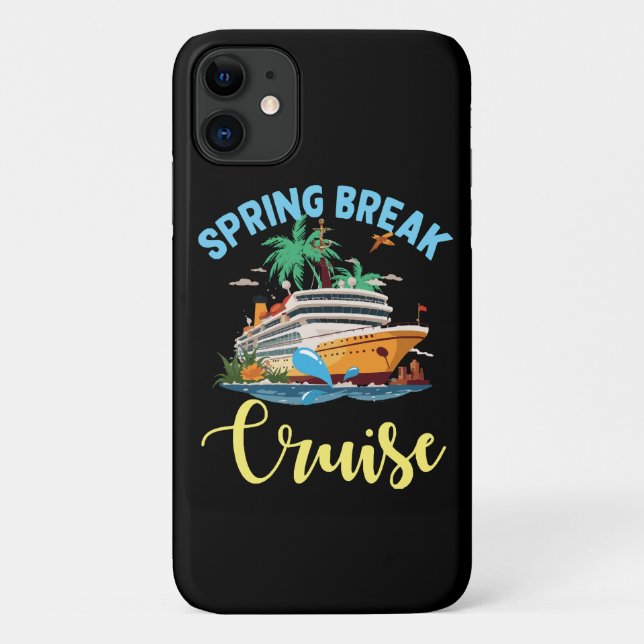 Coques Case-Mate iPhone Croisière de vacances de printemps (Dos)