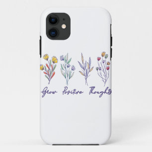 Case-Mate iPhone Case Croissance des pensées positives Fleur sauvage Flo