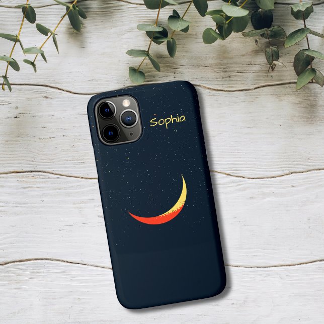 Coques Case-Mate iPhone Croissant de Lune Doré (Créateur téléchargé)