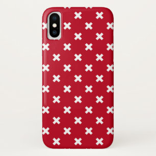 Case-Mate iPhone Case Croix blanche sur le rouge